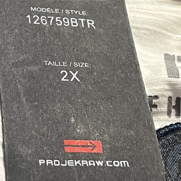 Projek Raw Men’s Casual Shirt Size 2X New With Tags - Picture 5 of 5